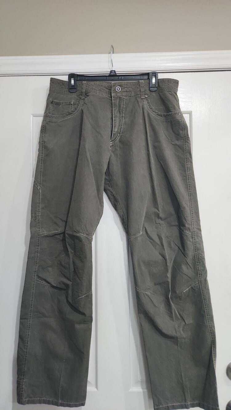 KÜHL Revolvr Men's Hiking Pants 36x32 Olive Green